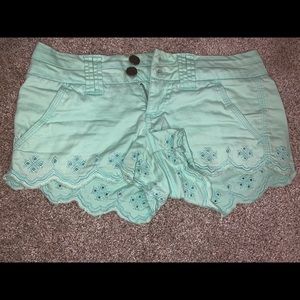 Teal shorts from Buckle
